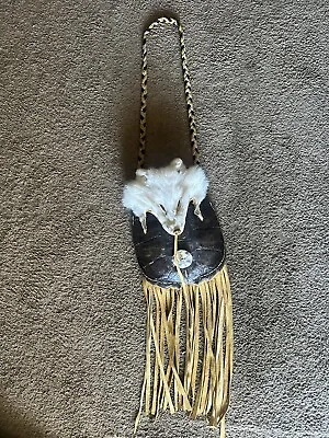 Native American Turtle Shell Medicine Bag • $250