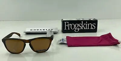 NEW OAKLEY Men's Frogskins OO9245-5054 Prizm Turtoise Polarized Sunglasses • $129.95