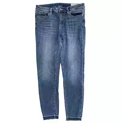 VINCE CAMUTO Women Skinny Jeans Size 28 Blue Stretch Denim Mid Rise FLAW • $9.69