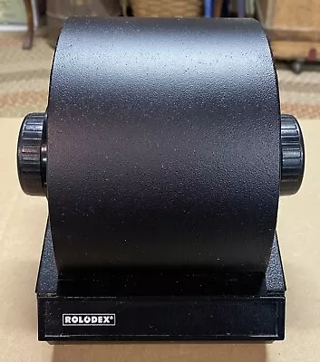 Vintage Large Metal Rolodex Model 2254D Black • $29.99