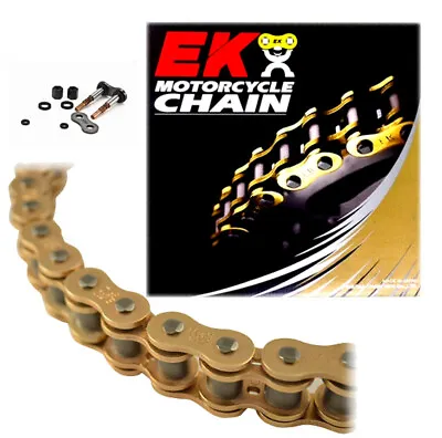 EK 530SRX2 Gold Sport Race QX-Ring Motorcycle Chain (Screw Master) • $125.95