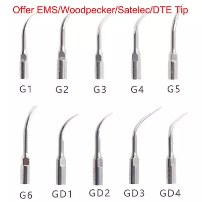 5* Dental Ultrasonic Piezo Scaler Tips Endo Perio Fit Woodpecker EMS/DTE SATELEC • £9.83