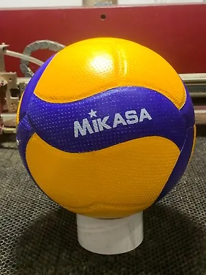 Mikasa Volley Ball Yellow Indoor Official Match Ball V200W 2019 FIVB Size 5 • $40.49