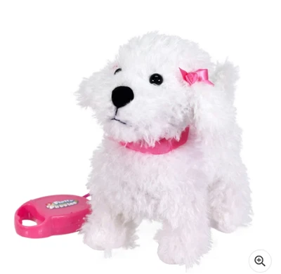 £15.99 • Buy Fluffy Pupppies Electronic Walking Pet Barking Tail Wagging Poodle Puppy Dog
