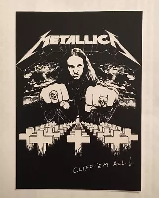 Metallica Sticker - Cliff Em All  • $3.99