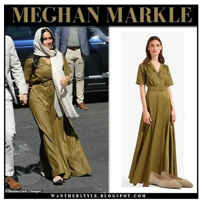 $275.86 • Buy Staud Millie Dress Size US 12/ Uk 16 BNWT ASO Royal 