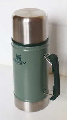 $14.95 • Buy Stanley Classic Food Jar 24oz Vacuum Thermos Camping Cookware Green Hammertone