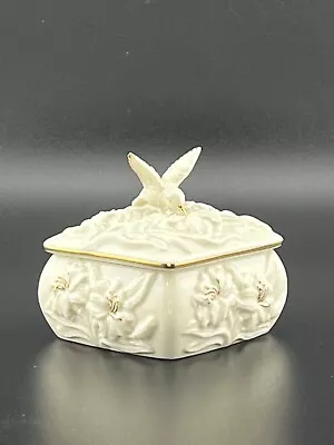 Lenox Hummingbird Trinket Box 24k Gold • $15