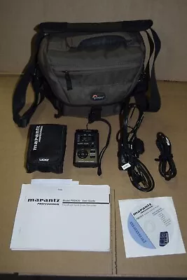 Marantz PMD620 Professional Digital Portable Audio Recorder Adapter Lowepro Case • $349.99