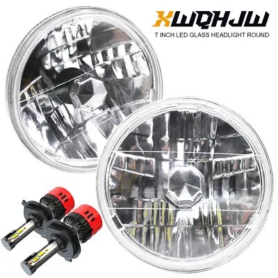 Fit For Chevy C10 C20 C30 K10 LED Headlights 7inch Hi/Lo Beam Pickup Truck Pair • $149.99