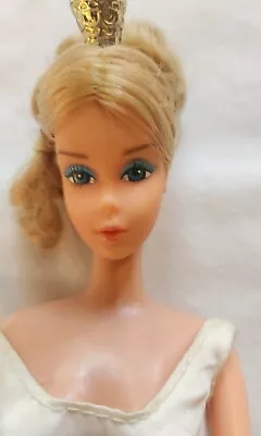 Vintage Mattel 1975 Ballerina BARBIE #9093 Original Outfit W Clear Barbie Stand • $39