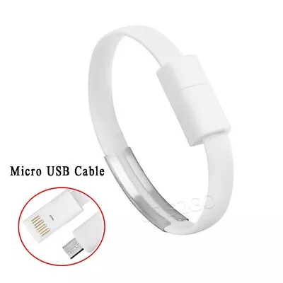 High Reliable Micro USB Data Cable Bracelet Silicone Charger Charging Sync Cord • $12.96