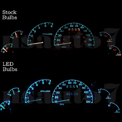 $11.69 • Buy Dash Instrument Cluster Gauge Ice Aqua Blue LED LIGHT KIT Fits 95-03 Ford Ranger