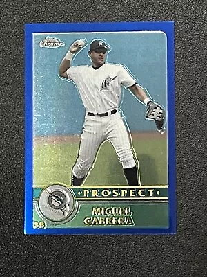 Miguel Cabrera 2003 Topps Chrome Traded Prospects Rookie Card #T126 • $29.99