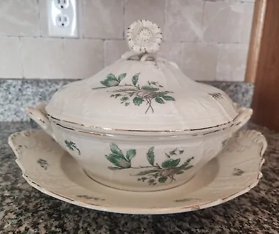 Antique Terrine Haas&Czjzek Schlaggenwald Porcelain Rare Piece • $250