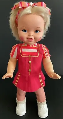 VTG 1967 TALKING BABY FIRST STEP W/Her Red Skates & Extra Outfit-AS IS-Plz Read! • $35