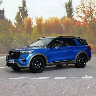 1/18 Ford EXPLORER 2020 SUV Off-road Diecas Car Model Toys Gifts Collection Blue • $83.30