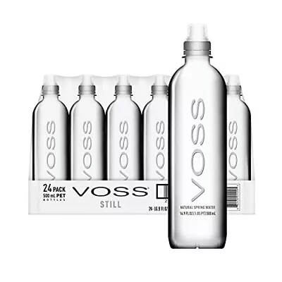 VOSS Premium Still Bottled Water – Sports Cap Bottles – Naturally Pure Crisp ... • $52.07