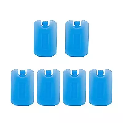 Portable Freezer Packs For Food Drink Cooling 12cmx7.5cmx2cm • £7.79