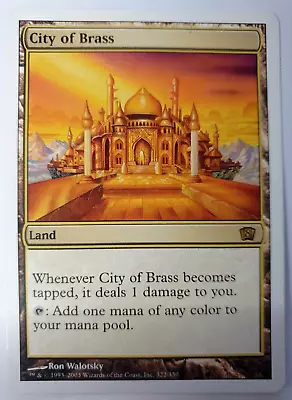 MTG: Eighth Edition - City Of Brass - Rare - #322 VLP (8th) • $17.04