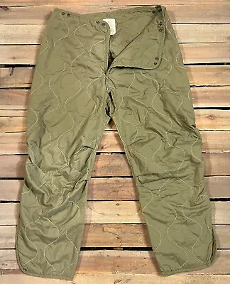 USGI Military Crewman's CVC Coveralls Pant Trouser Liner OD Green Many Sizes VGC • $14.90
