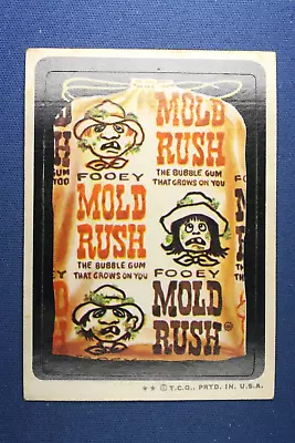 1973 Topps Series 5 - Wacky Packages -  Mold Rush  - Authentic • $2