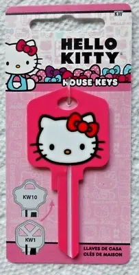 $6.49 • Buy 1 Sanrio HELLO KITTY Pink House Key Blank KW 