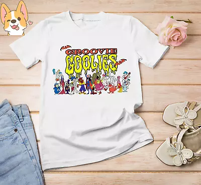 $18.89 • Buy Groovie Goolies Cartoon T Shirt Tee Men White Size S M L 234XL EG204