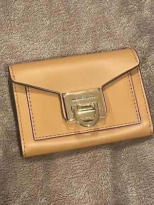 Michael Kors Cognac Small Flap Leather Wallet NEW • $46.99