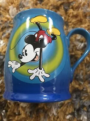 Disney Store Blue Tankard Style Mickey Mouse Coffee Mug • $8.02