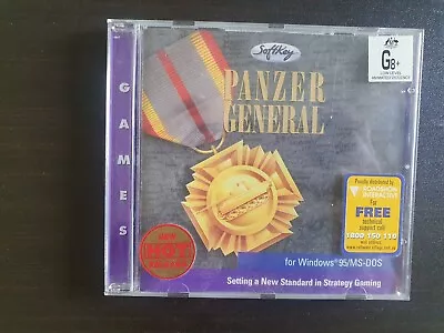 Panzer General Pc Game Windows 95/dos Version Two Cds Free Postage • $10