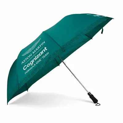 2022 Aston Martin Cognizant F1 Team Compact Umbrella - UK STOCK UK SELLER • £35