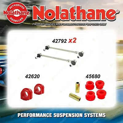 Front Nolathane Suspension Bush Kit For NISSAN ELGRAND E51 6CYL 2002-2010 • $254.65