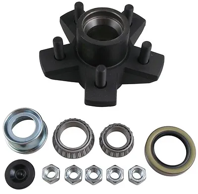 2x Genuine Dexter 5x 4-1/2 Lug Trailer Hub 3500# Axle Complete Bearing Kit Idler • $175.99