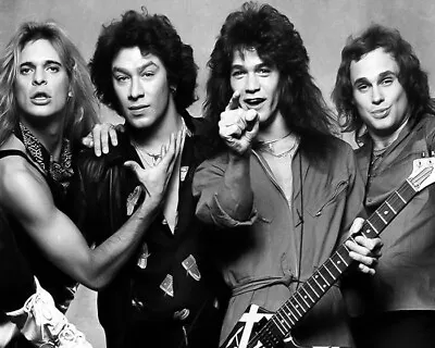 8x10 B&W Photo Of Rock Legends Van Halen. • $6.99