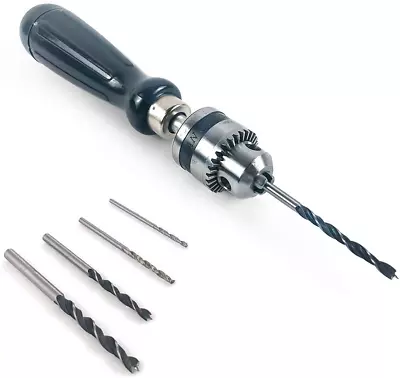 Pin Vise Hand Drill Bits Micro Mini Twist Drill Bits Set Ideal For Woodworking • $9.97