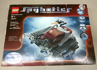 $149.99 • Buy LEGO Spybotics 3807 Snaptrax S45 NEW! RARE! Programmable Robot Spy Car Claws