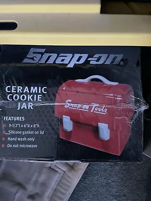 SNAP-ON Tools Ceramic Cookie Jar (SSX21P131) NIB Unopened *G2G • $49.95