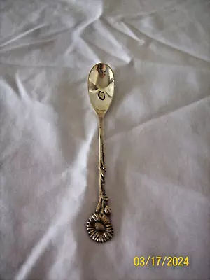Vintage Holland Demitasse Coffee Spoon With Floral Design Handle • $8.99