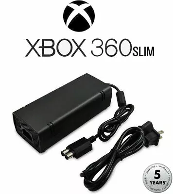 $17.95 • Buy Xbox 360 Slim Console Power Supply Brick Charger AC Adapter Charger Power Cord 
