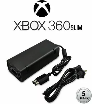 Xbox 360 Slim Console Power Supply Brick Charger AC Adapter Charger Power Cord  • $17.98