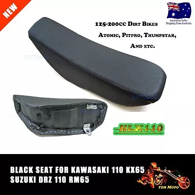 Flat Tall Foam Seat KLX110 Style 125cc 150 140cc PIT PRO TRAIL BIGFOOT DIRT BIKE • $35.95