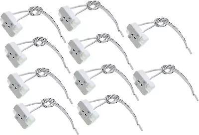 10Pcs Glo-Shine Mr16 Mr11 Or G4 SocketWire LED Halogen Lamp Ceramic Wire Connec • $15.16