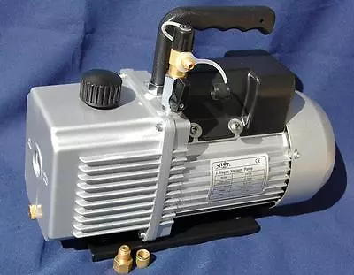 $259.77 • Buy 2-Stage Rotary Vane Deep Vacuum Pump 6CFM Epoxy Resin Infusion Bagging+AC/HVAC/R
