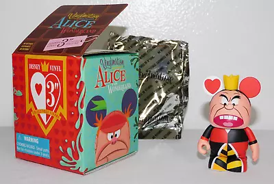 Disney Vinylmation Alice In Wonderland Series QUEEN OF HEARTS & CROWN 3  Figure • $13