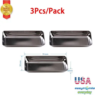 3Pcs/Pack Dental Medical Stainless Steel Dish 7*3*1cm Instrument Surgical Tray • $15.39