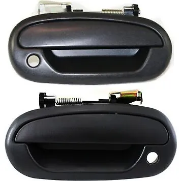 $26.73 • Buy Exterior Door Handle For 97-2003 Ford F-150 97-99 F-250 Set Of 2 Front Black