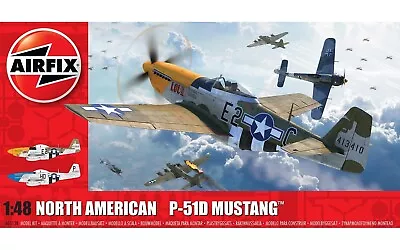 Airfix 05138 North American P-51D Mustang 1/48 Scale Plastic Model Kit • $39.95