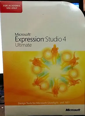 Microsoft Expression Studio 4 Ultimate--For Academic Use--New Sealed Box • $49.99