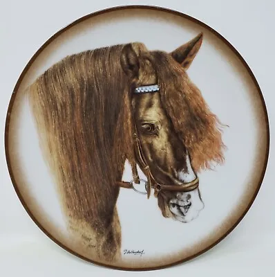 Lusitano Horse - Goebel Porcelain Plate Rodental West Germany 7-3/4  VGC • $24.95